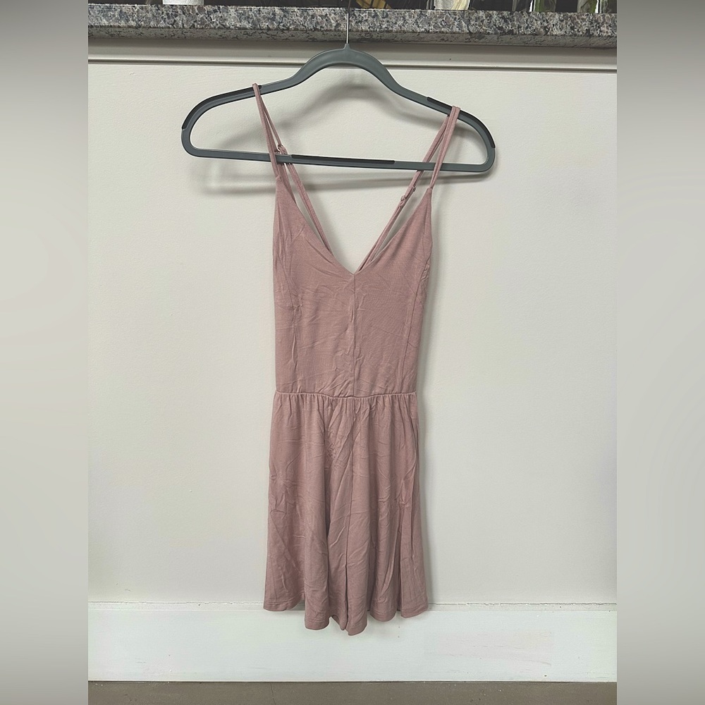 Blush Spaghetti Strap Romper
